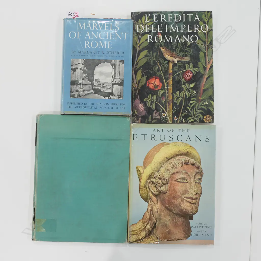 FOUR PUBLICATIONS: ETRUSCAN & ROMAN ANTIQUITIES Image 1++